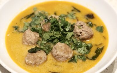 Thai ‘Tom Ka’ Meatball Soup